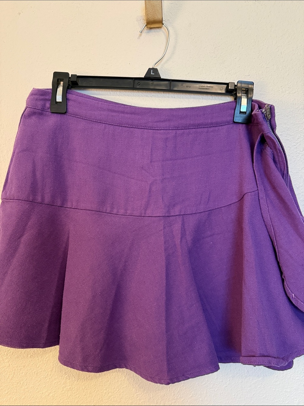 Day + Moon Purple Flared Mini Skort